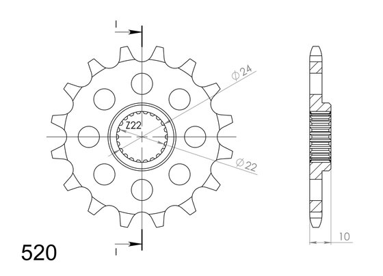 94710-16 Supersprox supersprox / jt front sprocket 402.16