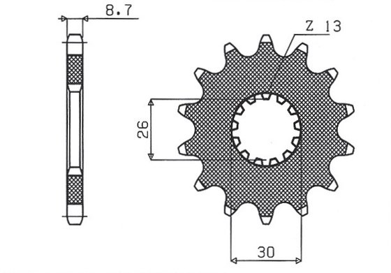 SUN52418 SUNSTAR SPROCKETS front sprocket