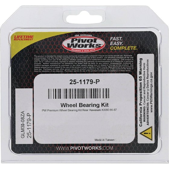 25-1179 All Balls wheel bearing kit rear