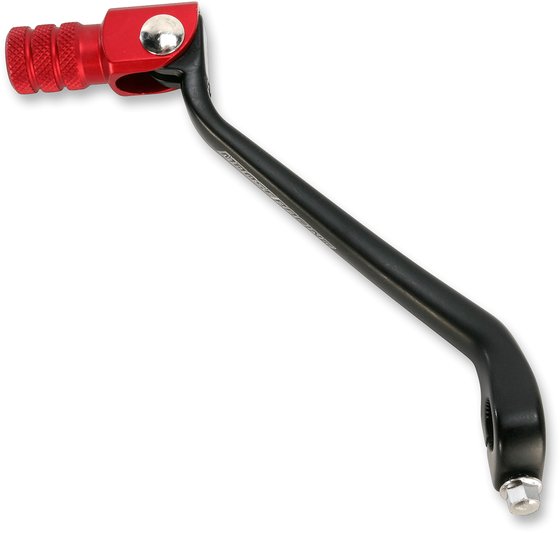 81-0109-02-10 MOOSE RACING folding forged aluminum red shift lever