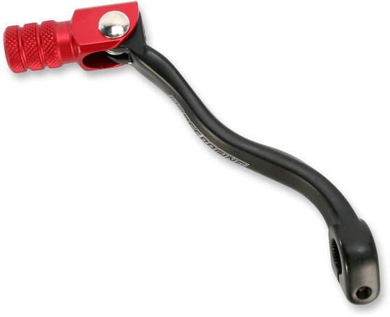 81-0106-02-10 MOOSE RACING folding forged aluminum red shift lever