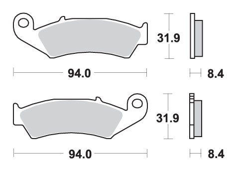 623LS SBS brake pads / shoes