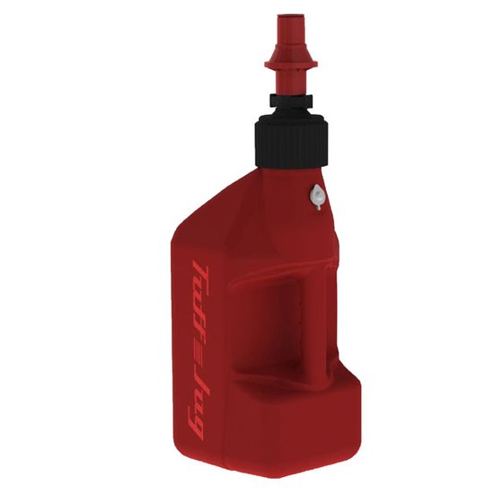 TUFF JUG 10l red fuel container with quick fill nozzle