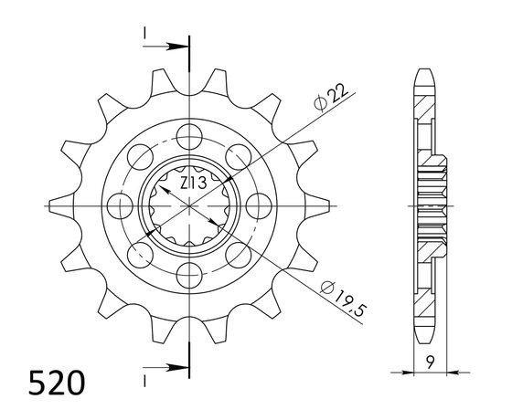 20428-12 Supersprox supersprox / jt front sprocket 428.12