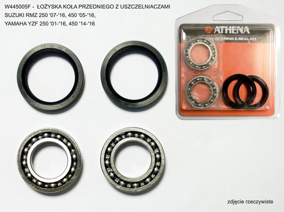 W445005F ATHENA front wheel bearing kit