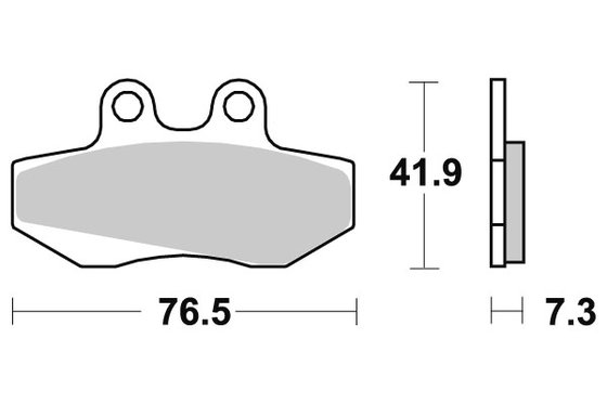 6551480 DOPPLER sbs brakepads ceramic (652hf)