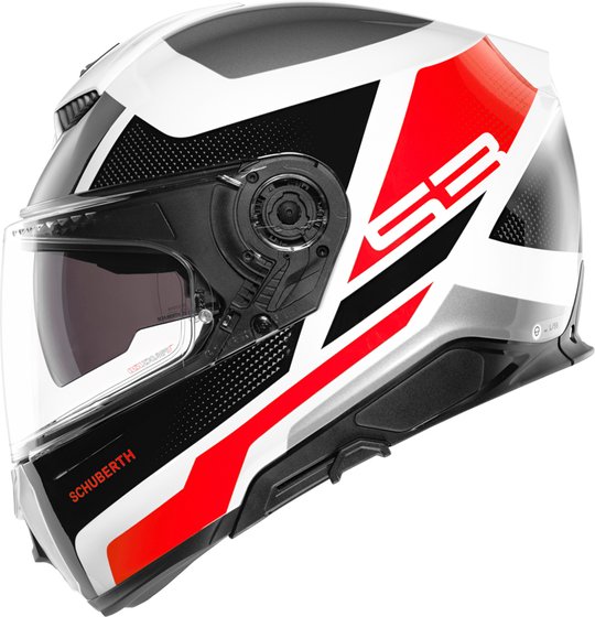 Schuberth s3 daytona red/white