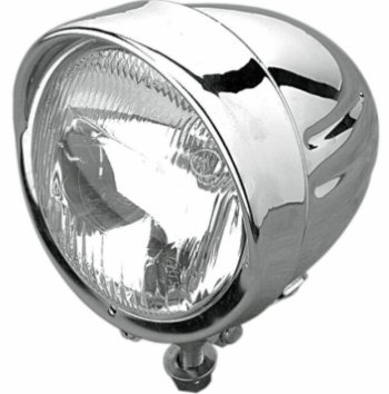 DRAG SPECIALTIES 4 1/2" spotlight with visor chrome