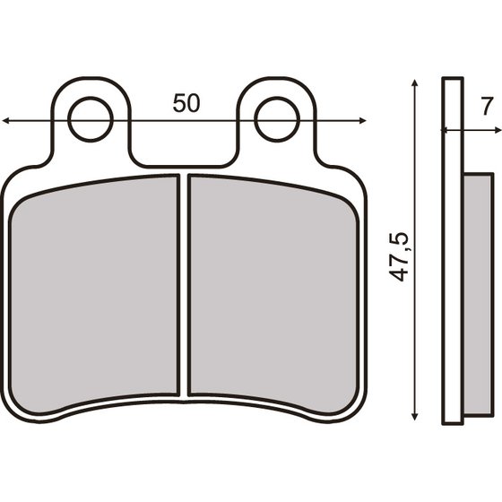 No Name brake pads, rear