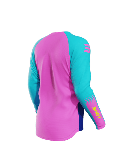 SHOT jersey kids raw tracer pink