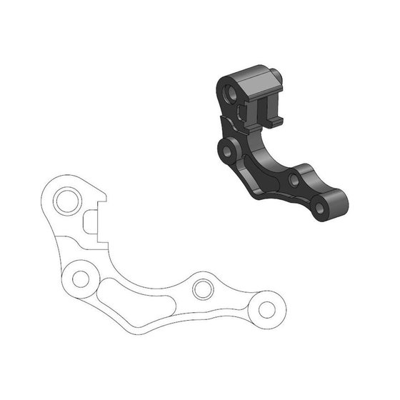 211118 MOTO-MASTER brake caliper relocation adapter