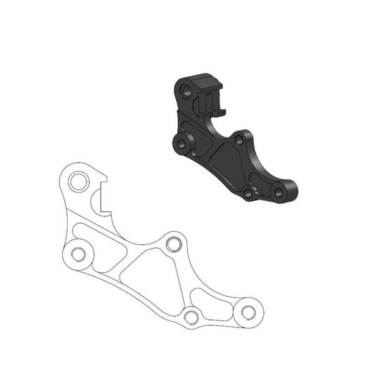 211090 MOTO-MASTER brake caliper relocation adapter