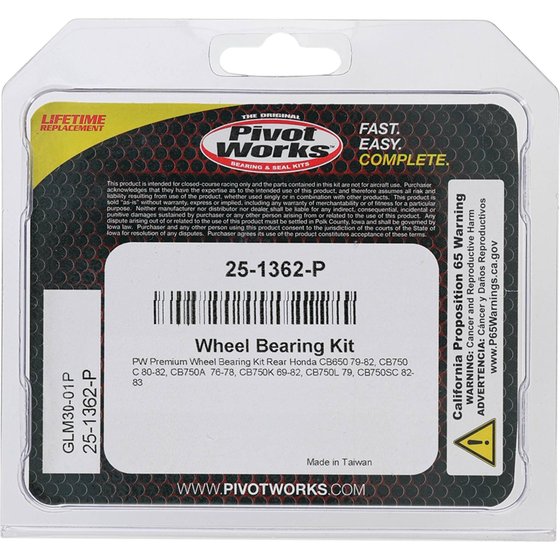 25-1362 All Balls wheel bearing kit rear