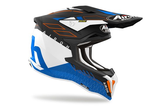 AIROH helmet strycker skin blue matt