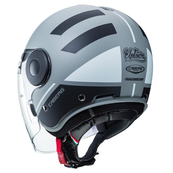 CABERG open face helmet with visor and sun visor