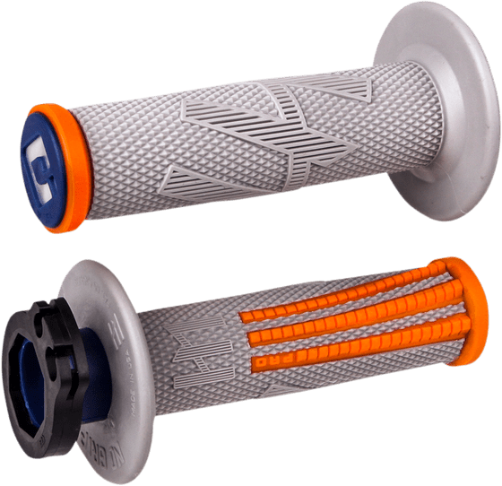 ODI emig pro v2 grips (grey/orange)