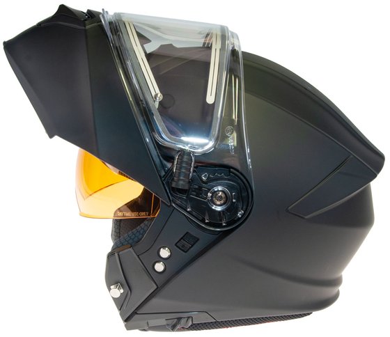 Timeless flake modular snowmobile helmet