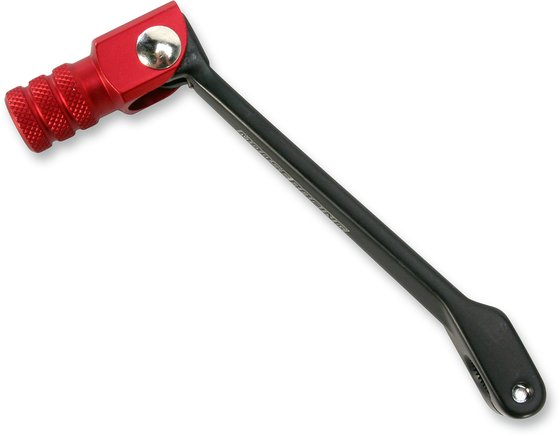 81-0102-02-10 MOOSE RACING folding forged aluminum red shift lever