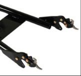 Bronco plow mount quick attach system