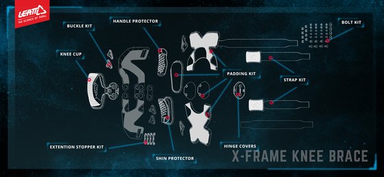 LEATT x-frame knee brace