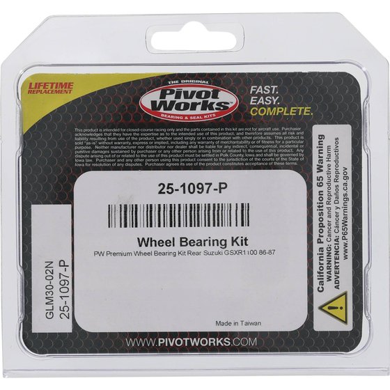 25-1097 All Balls wheel bearing kit rear