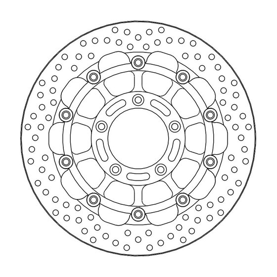 235-117047 MOTO-MASTER moto-master prof. halo brakedisc front mv agusta: f4 (t-floater 320x6.0x31mm)