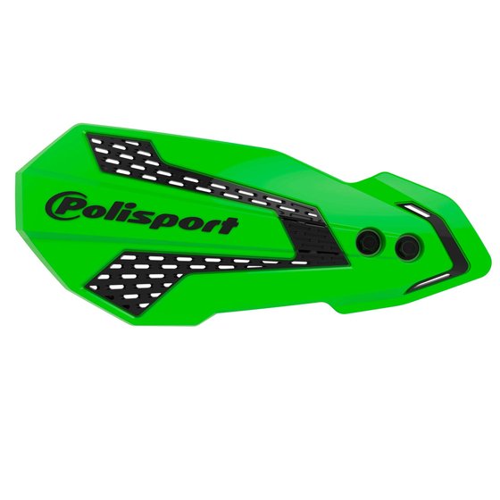 171-8308200040 POLISPORT polisport mx flow handguard kx450f (19>)/kx250f(20>) green 05/black (16)