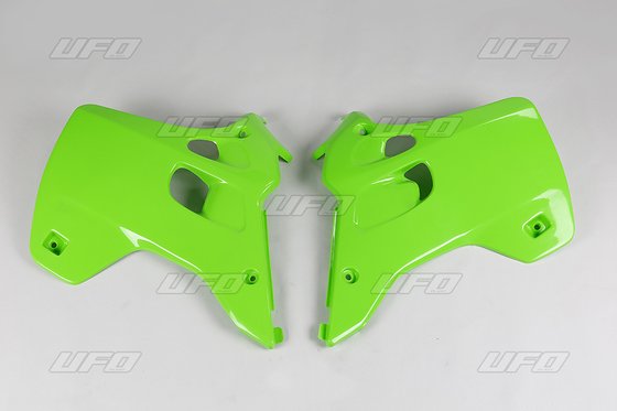 KA02744#026 UFO green radiator covers for kawasaki kx125/250 (1992-1993)