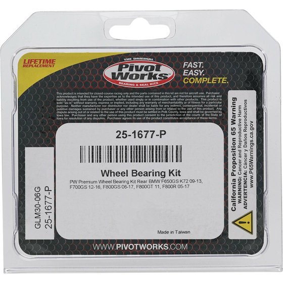 25-1677 All Balls wheel bearing kit rear