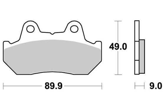 572HF SBS brakepads ceramic