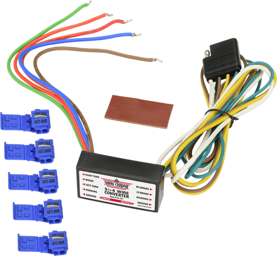 16-127 SHOW CHROME trailer wire converter