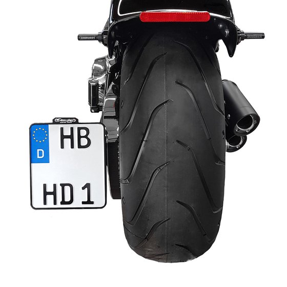 HBSKZ-FX-05-CH HEINZ BIKES license plate with tail light