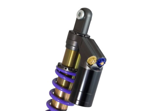 HDSF-1AASLPH HYPERPRO fully adjustable rear shock for softail models