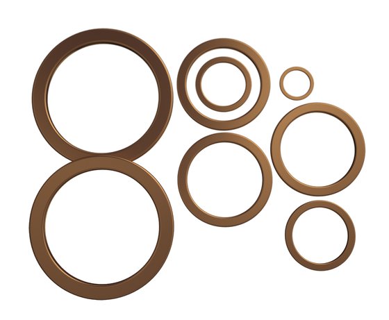 GOODRIDGE copper crush washer set