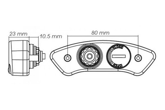 BA048001 KOSO NORTH AMERICA db ex-02 multifunction speedometer