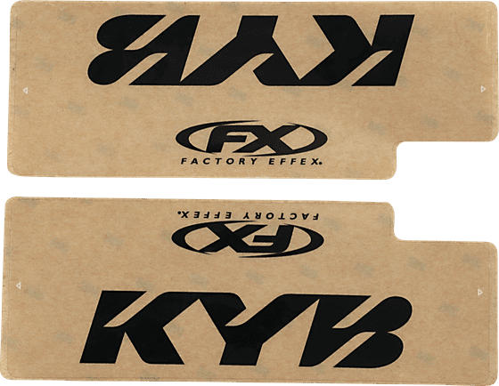 FACTORY EFFEX upper fork kayaba decal