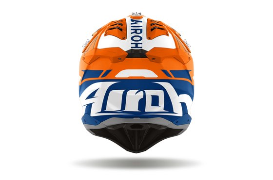 AIROH helmet aviator 3 spin orange fluo matt