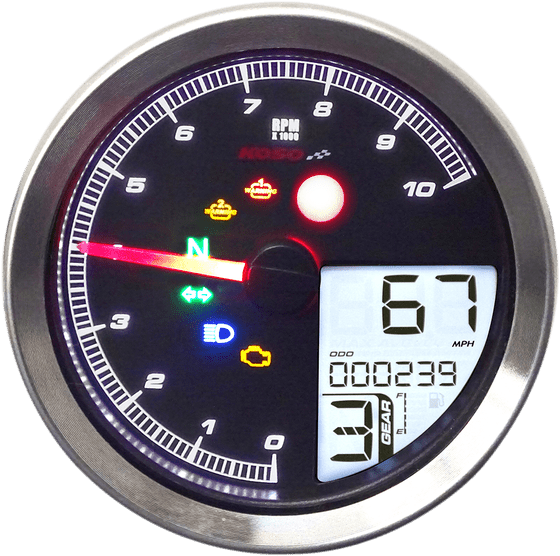 BA051210 KOSO NORTH AMERICA tachometer multi meter hd-04 bk