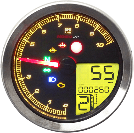 BA051210 KOSO NORTH AMERICA tachometer multi meter hd-04 bk