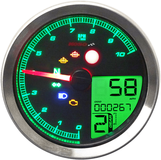 BA051210 KOSO NORTH AMERICA tachometer multi meter hd-04 bk