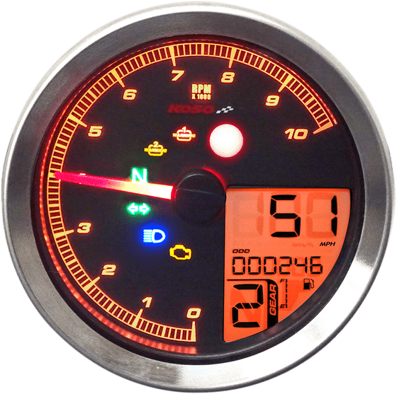 BA051210 KOSO NORTH AMERICA tachometer multi meter hd-04 bk