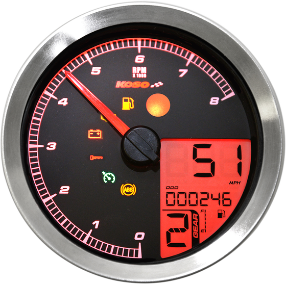 BA051230 KOSO NORTH AMERICA tachometer multi meter hd-04 bk