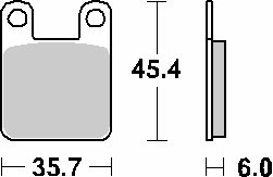 559HF SBS brakepads ceramic