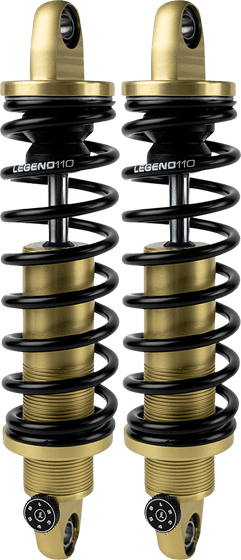 1310-1742 LEGEND SUSPENSION revo-a rear shocks (gold, 12")