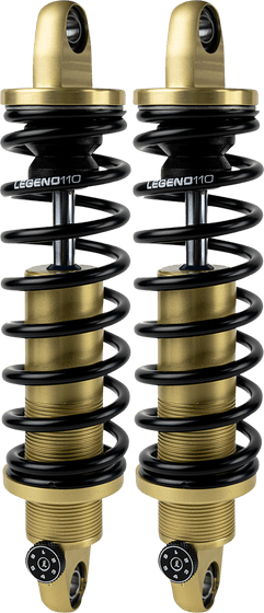 1310-1744 LEGEND SUSPENSION revo-a rear shocks (gold, 14")