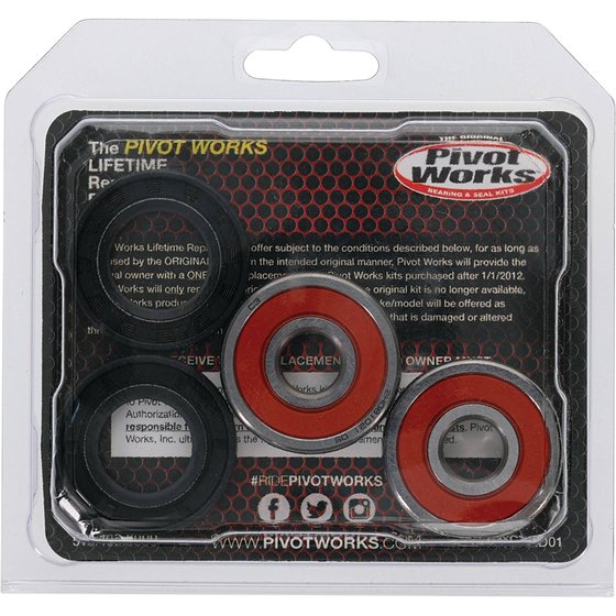 25-1296 All Balls wheel bearing kit rear