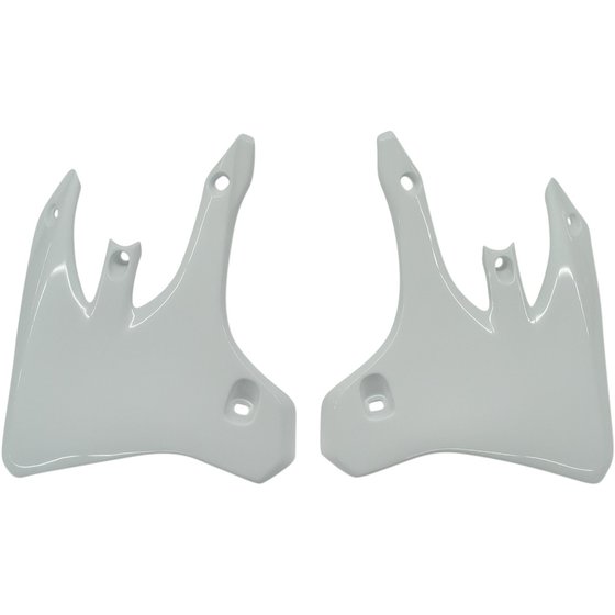 YA03861#046 UFO white radiator covers for yamaha yz/wr250/450f