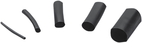 DRAG SPECIALTIES shrink tube black 5ft