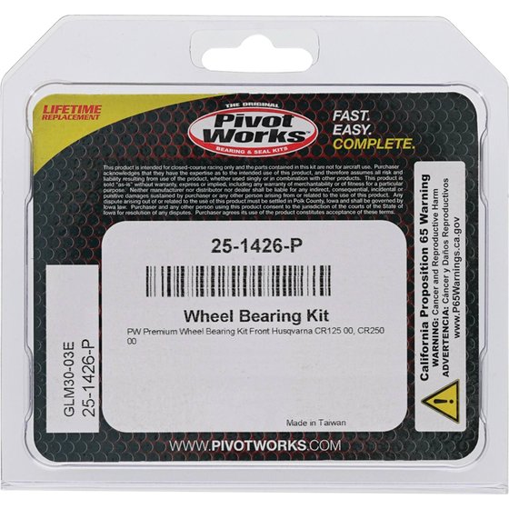 25-1426 All Balls wheel bearing kit front