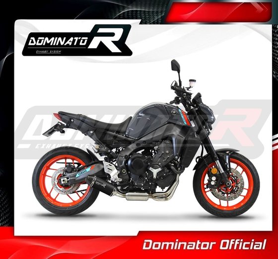 YA130DFBL-S Dominator full exhaust system silencer hp3 black